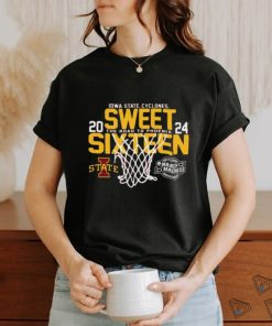 Official iowa State Cyclones Men’s Basketball 2024 Sweet 16 T Shirt