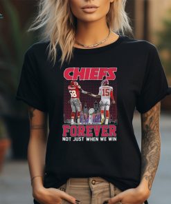 Official kansas City Chiefs Derrick Thomas And Patrick Mahomes Forever Not Just When We Win Signatures Shirt