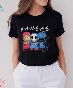 Official kansas Sports Teams Jack Skellington x Grinch And Toothless Dragon Shirt