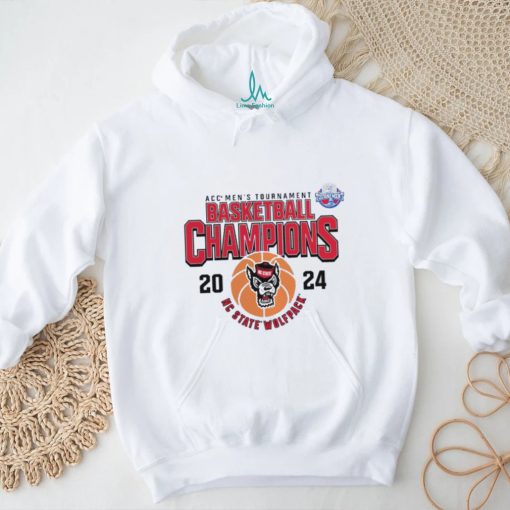 Official nc state wolfpack 2024 acc men’s basketball conference tournament champions shirt