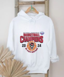 Official nc state wolfpack 2024 acc men’s basketball conference tournament champions shirt