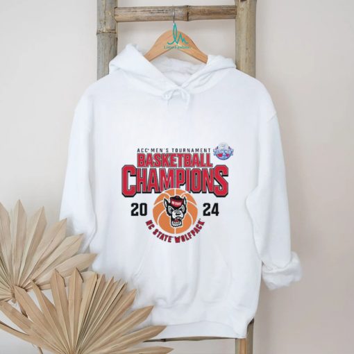 Official nc state wolfpack 2024 acc men’s basketball conference tournament champions shirt
