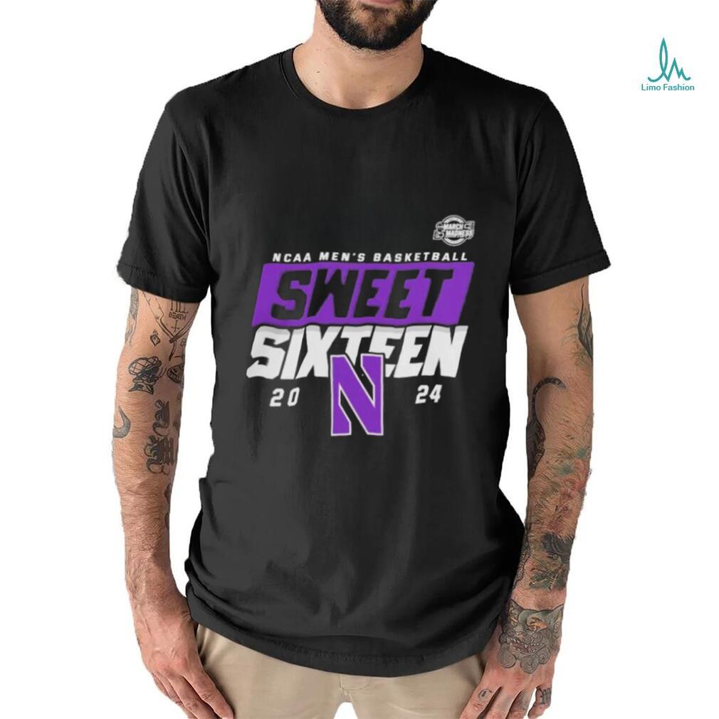 Official northwestern Wildcats 2024 Sweet 16 Shirt - Limotees