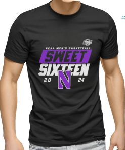 Official northwestern Wildcats 2024 Sweet 16 Shirt