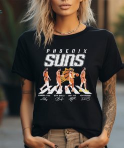 Official official The Phoenix Suns Abbey Road 2024 Signatures Shirt