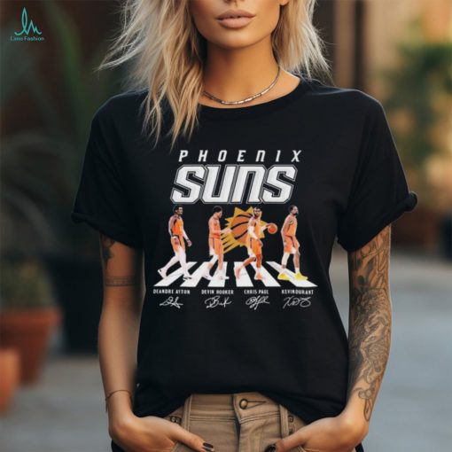 Official official The Phoenix Suns Abbey Road 2024 Signatures Shirt