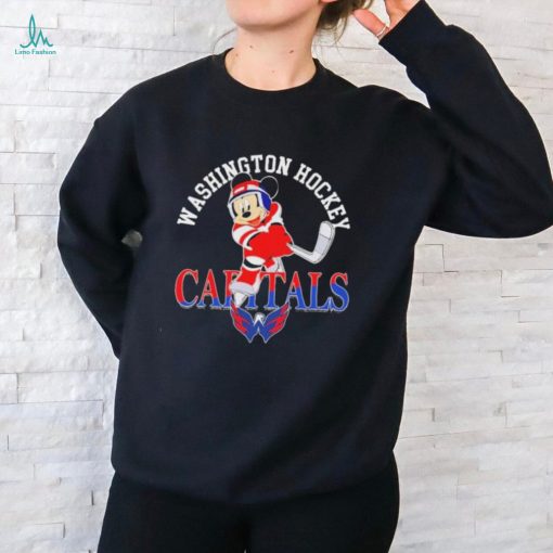 Official official Washington Hockey Capitals X Mickey Mouse Shirt