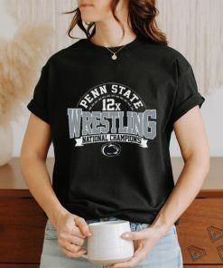 Official pSU Wrestling 12 Time National Champions T Shirt
