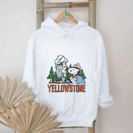 Official peanuts Snoopy x Yellowstone National Park shirt
