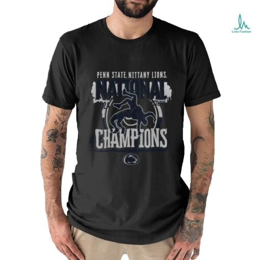 Official penn State Nittany Lions 2024 NCAA Wrestling National Champions Comfort Colors T Shirt
