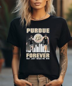 Official purdue Boilermakers Braden Smith And Zach Edey Forever Not Just When We Win Signatures Shirt