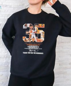 Official respect Brandon Crawford San Francisco Giants 2011 2023 Thank You For The Memories Shirt