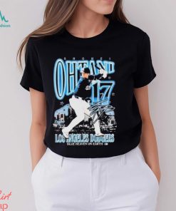 Official shohei ohtani 17 los angeles dodgers blue heaven on earth 2024 shirt