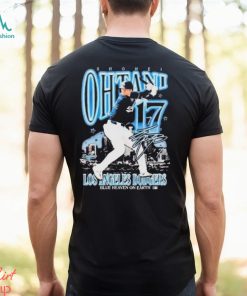 Official shohei ohtani 17 los angeles dodgers blue heaven on earth 2024 shirt