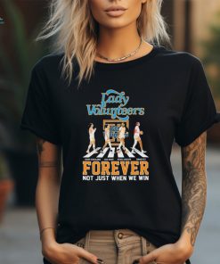 Official tennessee Lady Vols Women’s Basketball Abbey Road Forever Not Just When We Win Shirt