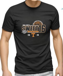 Official tennessee Volunteers Sweet 16 2024 NCAA Men’s Basketball March Madness T Shirt