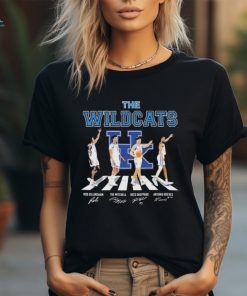 Official the Kentucky Wildcats Men’s Basketball Abbey Road 2024 Signatures Shirt