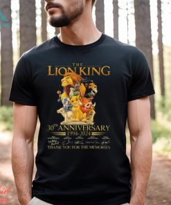 Official the Lion King 30th Anniversary 1994 2024 Thank You For The Memories Shirt