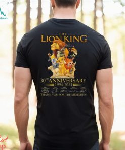 Official the Lion King 30th Anniversary 1994 2024 Thank You For The Memories Shirt