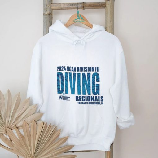 Official the Road to Greensboro 2024 NCAA Division III Swimming & Diving Regionals Shirt