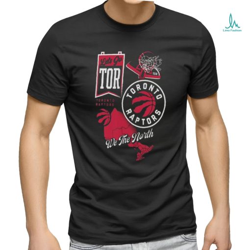 Official toronto Raptors Split Zone We The North Shirt