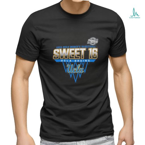 Official uCLA Bruins 2024 NCAA Women’s Basketball Sweet 16 Shirt