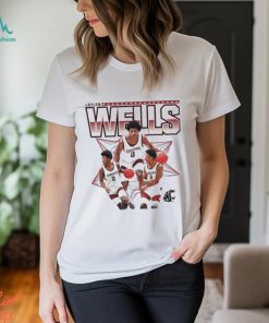 Official wSU NCAA Men’s Basketball Jaylen Wells 2023 – 2024 Post Season T Shirt