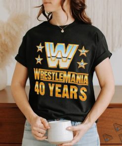 Official wrestlemania 40 Over the Years T Shirt