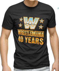 Official wrestlemania 40 Over the Years T Shirt