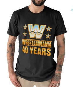 Official wrestlemania 40 Over the Years T Shirt