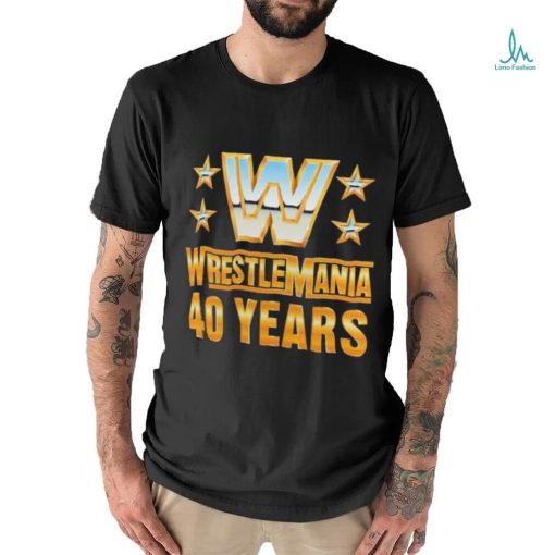 Official wrestlemania 40 Over the Years T Shirt