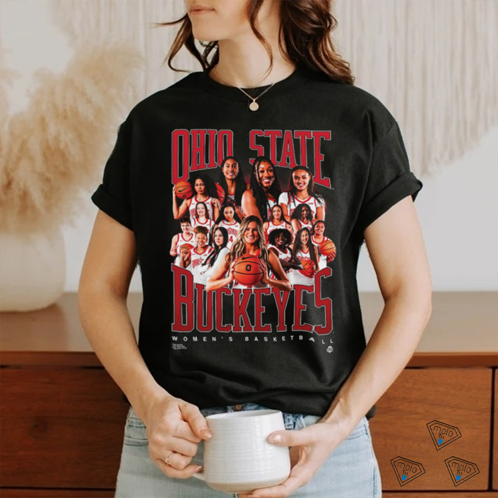 Ohio State Buckeyes Women's Basketball Team Signature T Shirt Ohio State Buckeyes Women's Basketball Team Signature T Shirt