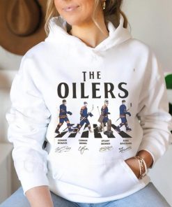 Oilers Walking Abbey Road Signatures Ice Hockey Shirt