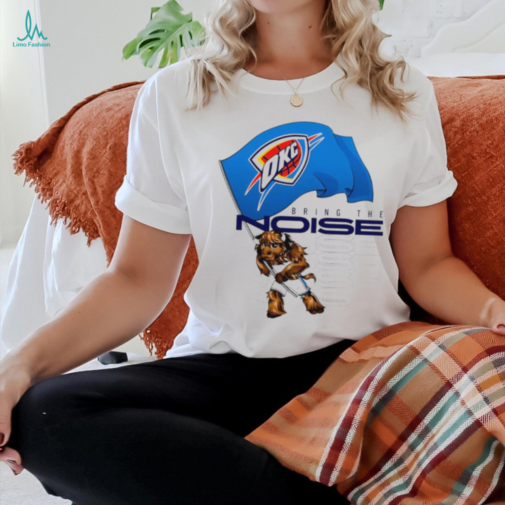 Oklahoma City Thunder Rumble flag bring the noise shirt Oklahoma City Thunder Rumble flag bring the noise shirt