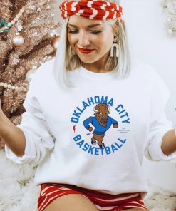 Oklahoma City Thunder basketball Bison mascot the uncontested podcast shirt