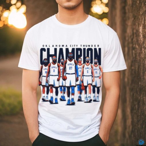 Oklahoma City Thunder champion basketball cartoon shirt