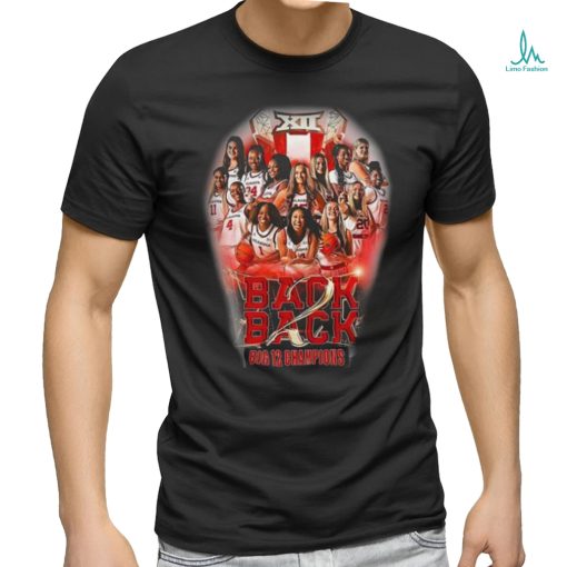 Oklahoma Sooners Back 2 Back Big 12 Champions Women’s Basketball Shirt