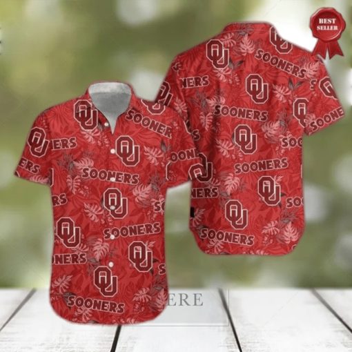 Oklahoma Sooners Crimson Hawaiian Shirt