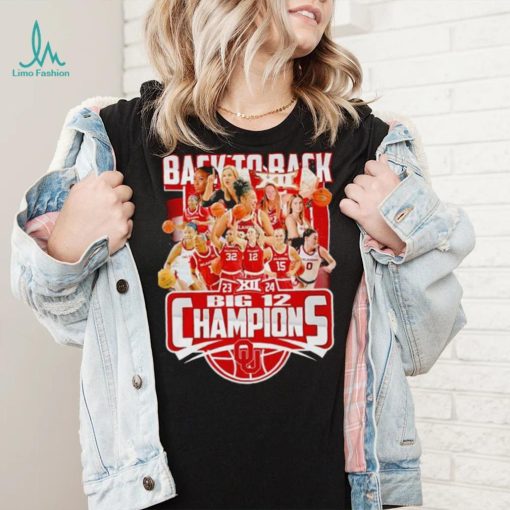 Oklahoma Sooners back to back 23 24 Big 12 Champions shirt