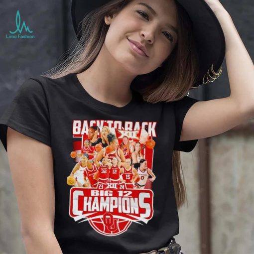 Oklahoma Sooners back to back 23 24 Big 12 Champions shirt
