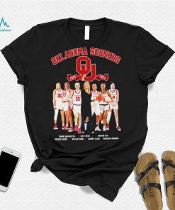 Oklahoma Sooners women’s basketball 2023 2024 famous player names shirt