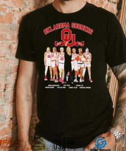Oklahoma Sooners women’s basketball 2023 2024 famous player names shirt