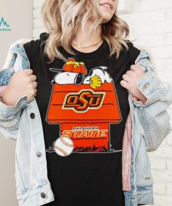 Oklahoma State Cowboys Snoopy And Woodstock The Peanuts Baseball shirt