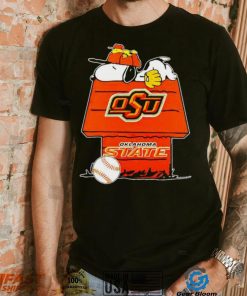 Oklahoma State Cowboys Snoopy And Woodstock The Peanuts Baseball shirt