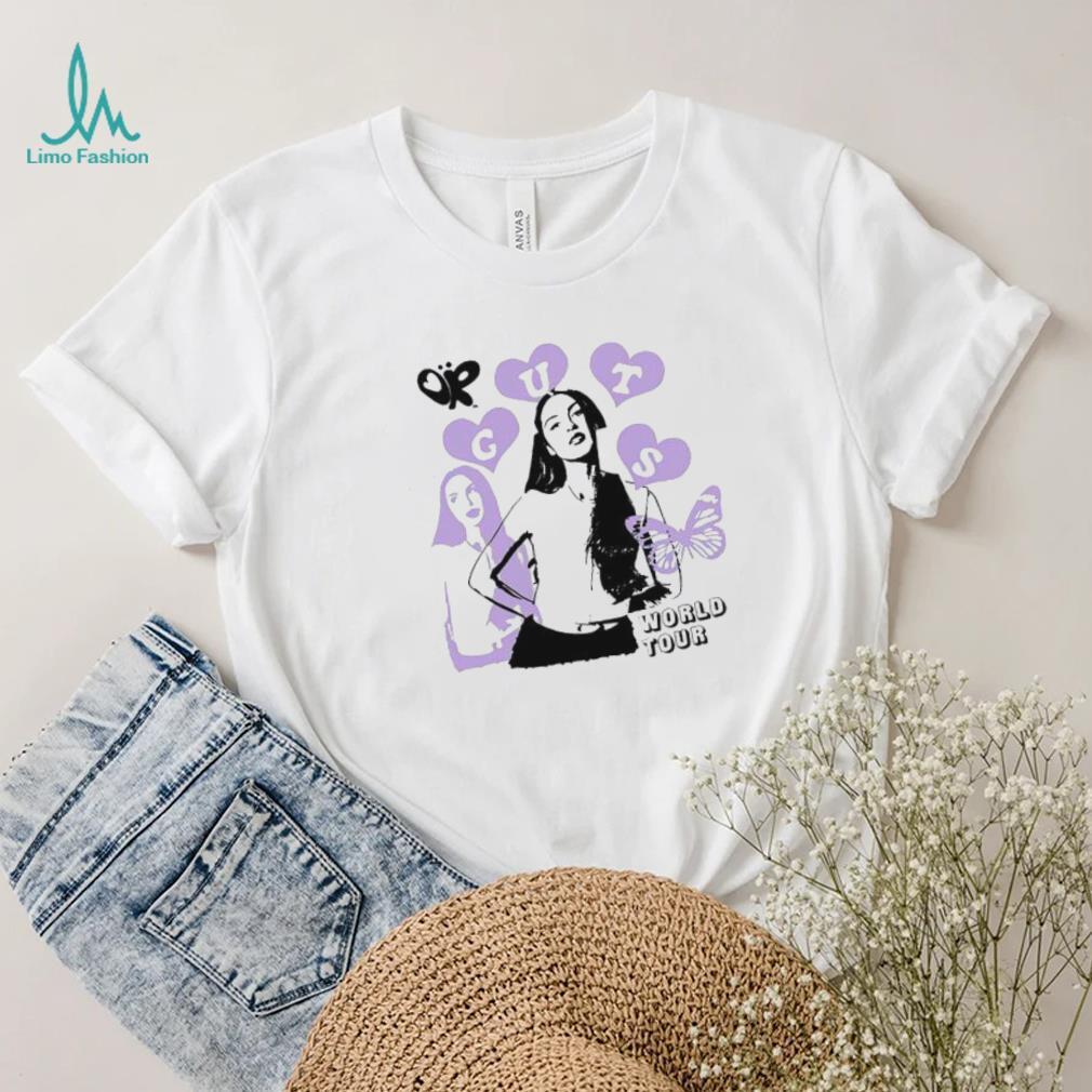 Olivia Rodrigo spill ur guts boyfriend fit girls world tour shirt Olivia Rodrigo spill ur guts boyfriend fit girls world tour shirt