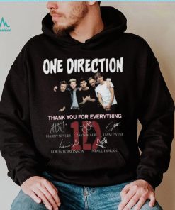 One Direction Thank You For Everything Signatures t shirt