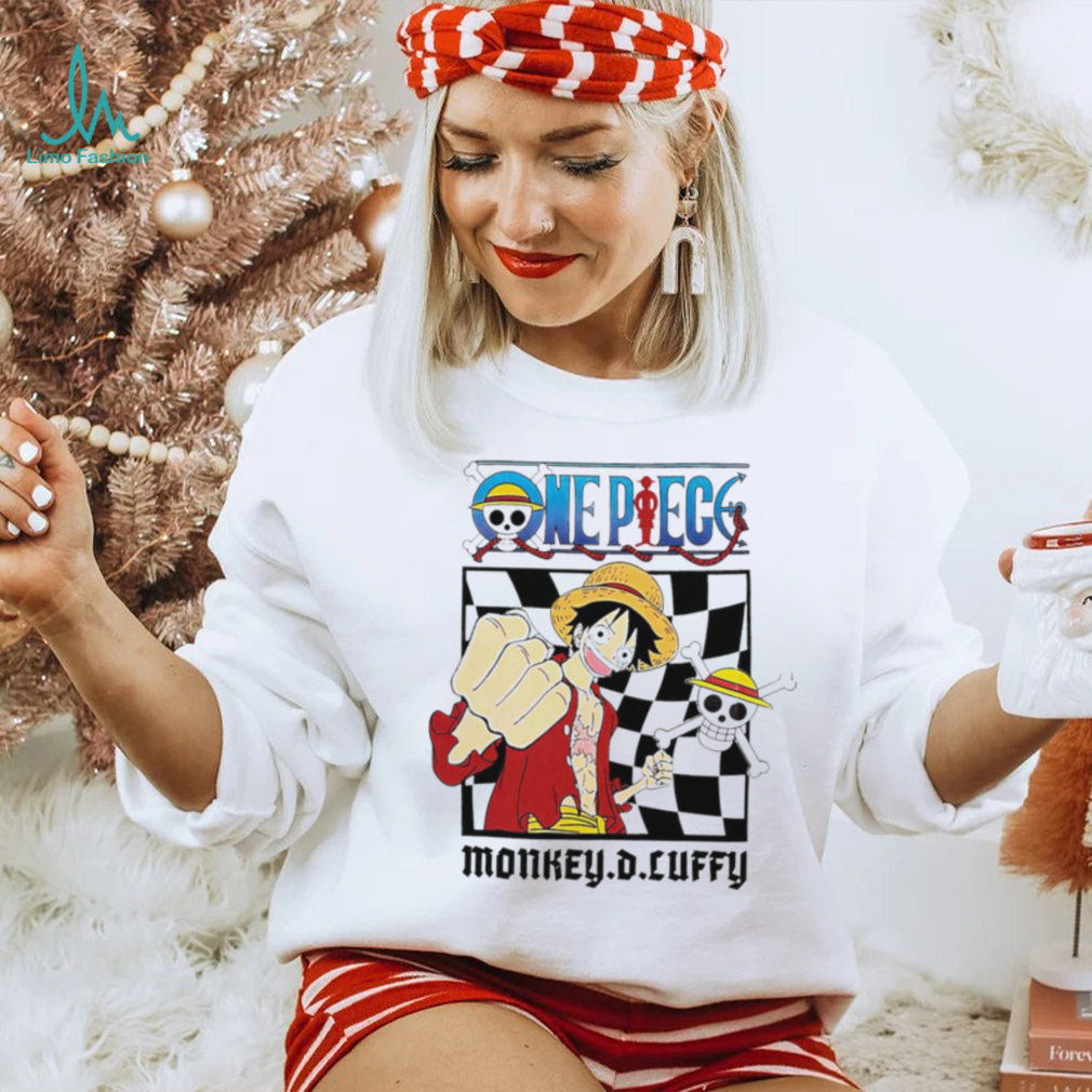 One Piece Monkey D. Luffy straw hat pirate character logo shirt One Piece Monkey D. Luffy straw hat pirate character logo shirt