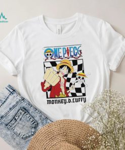 One Piece Monkey D. Luffy straw hat pirate character logo shirt