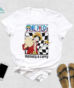 One Piece Monkey D. Luffy straw hat pirate character logo shirt