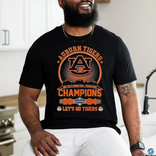 Original Auburn Tigers Men’s Basketball Champions 2024 Let Go Tigers Shirt